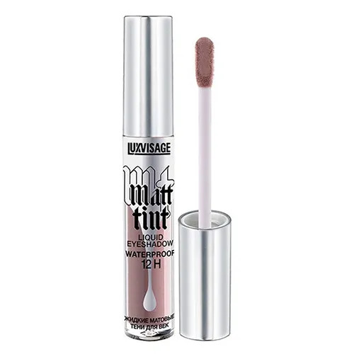 Тени жидкие для век матовые Matt tint waterproof 12H, тон 105, LUXVISAGE