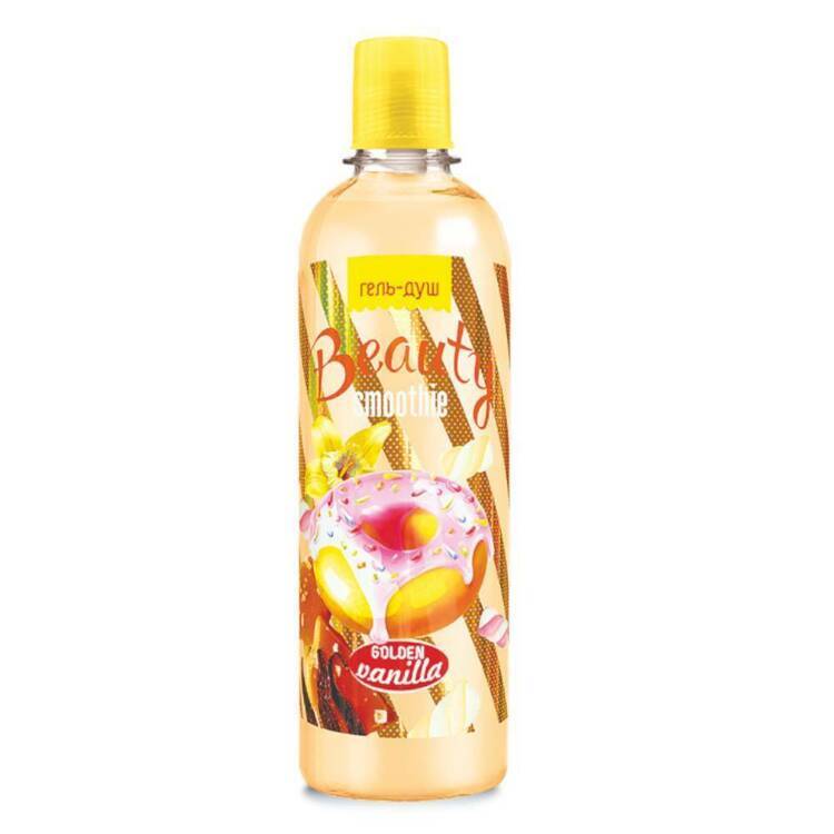 Гель для душа Beauty Smoothie Golden vanilla, 350г, Ромакс