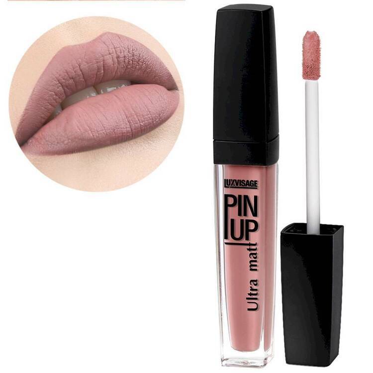 Блеск для губ PIN-UP Ultra Matt тон 20 PINK SAND, LUXVISAGE