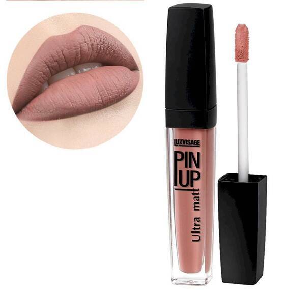 Блеск для губ PIN-UP Ultra Matt, тон 21 BEIGE ROSE, LUXVISAGE