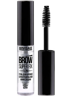 Гель для бровей суперсильной фиксации BROW SUPER FIX 12H, LUXVISAGE