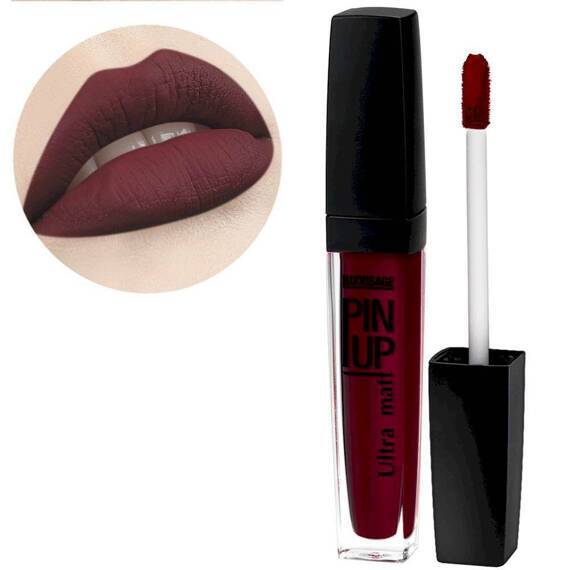 Блеск для губ PIN-UP Ultra Matt, тон 31 Ruby wine, LUXVISAGE