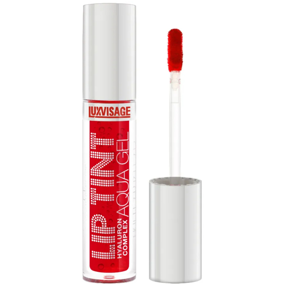 Тинт для губ Lip Tint Aqua Gel Hyaluron Complex, с гиалуроновым комплексом, тон 01, LUXVISAGE