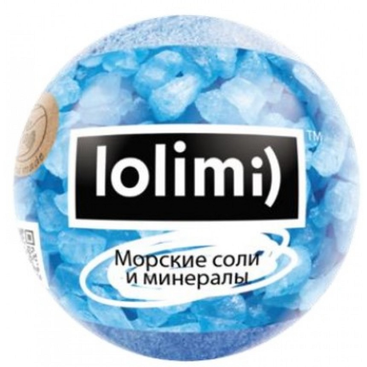 Бомбочка для ванны LOLIMI) "Морские соли и минералы", 135 г, Калина-Бел