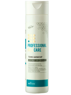 Тоник-балансир для лица,шеи,декольте PRO Face Care гиалуроновой кислотой, коллагеном, дамасской розой, 250мл