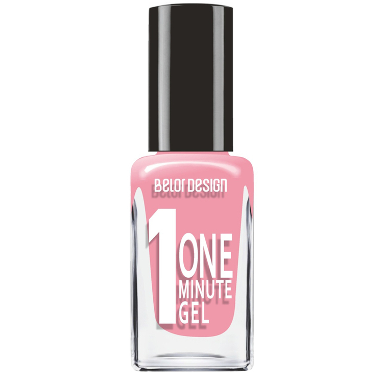 Лак для ногтей One minute gel тон 202 10мл Belor Design
