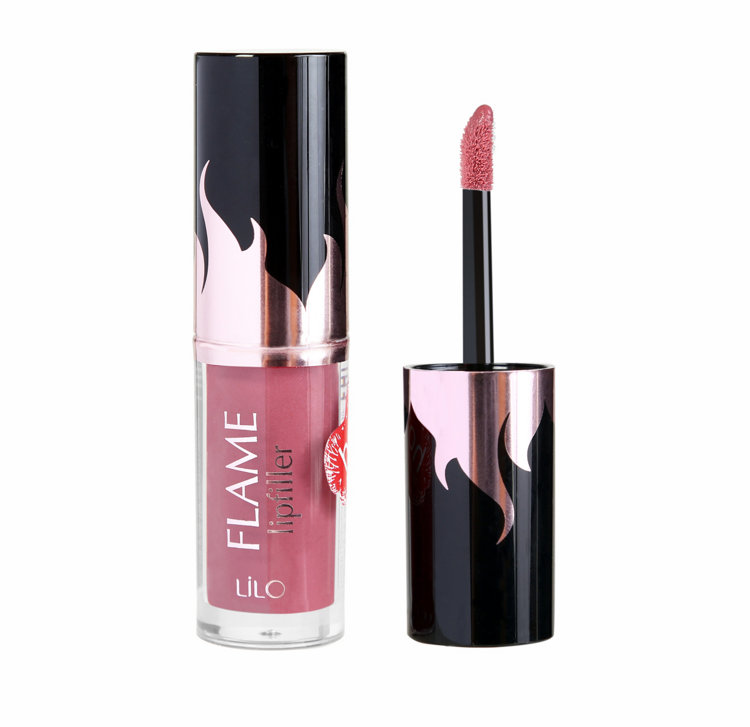 Блеск для губ LILO FLAME lipfiller, тон 410 розово-сиреневый, 3,7 г, Белдекоркосметикс
