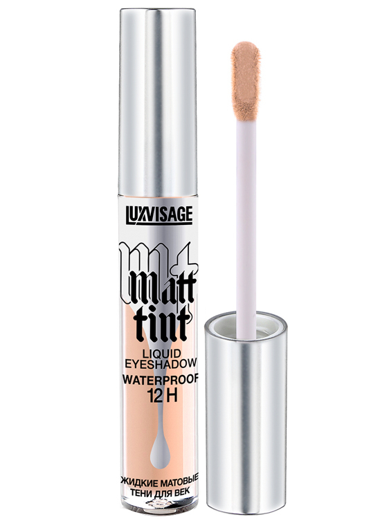 Тени жидкие для век матовые  Matt tint waterproof 12H, тон 101, LUXVISAGE