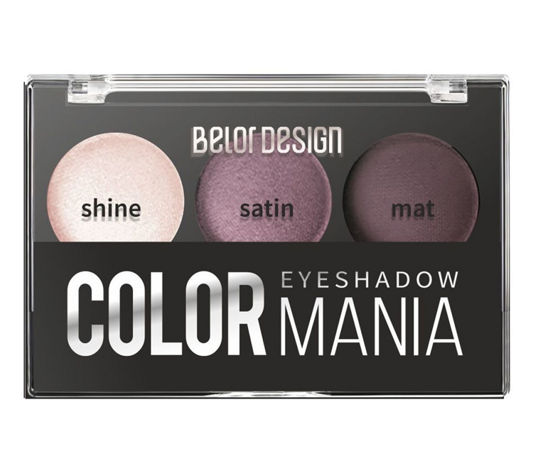 Тени для век Smart Girl COLOR MANIA, тон 37, Belor Design