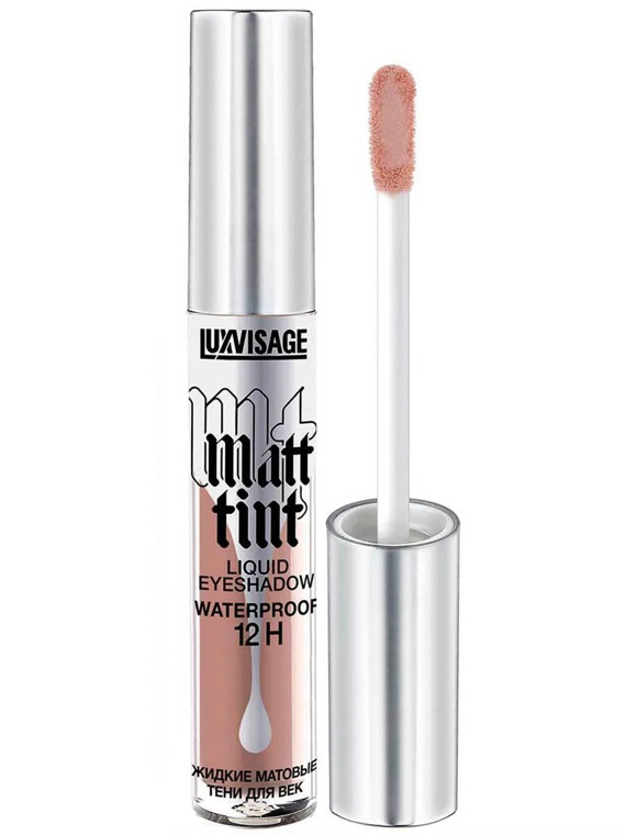 Тени жидкие для век матовые  Matt tint waterproof 12H, тон 107, LUXVISAGE