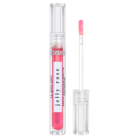 Блеск-бальзам для губ JELLY rose увлажнение, LUXVISAGE, 2,9 г