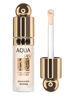 Консилер-флюид AQUA veil HYALURON COMPLEX, тон 102 light, 4,5 г ,LUXVISAGE