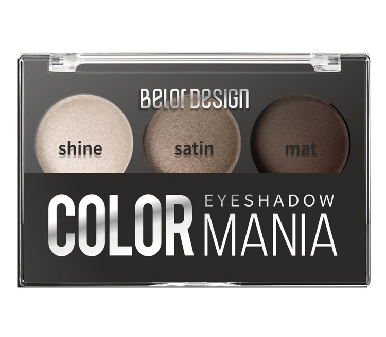 Тени для век Smart Girl COLOR MANIA, тон 34, Belor Design