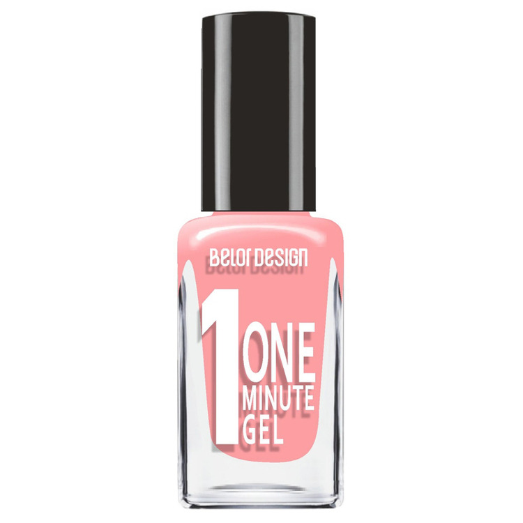 Лак для ногтей One minute gel тон 203 10мл Belor Design