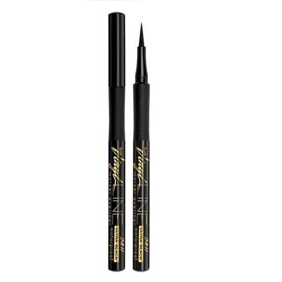Подводка-фломастер для глаз VINYL LINE ultra black 24H waterproof,  LUXVISAGE