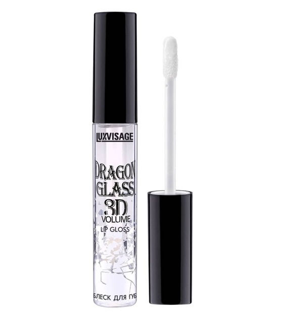 Блеск для губ DRAGON GLASS 3D volume, тон 01, LUXVISAGE