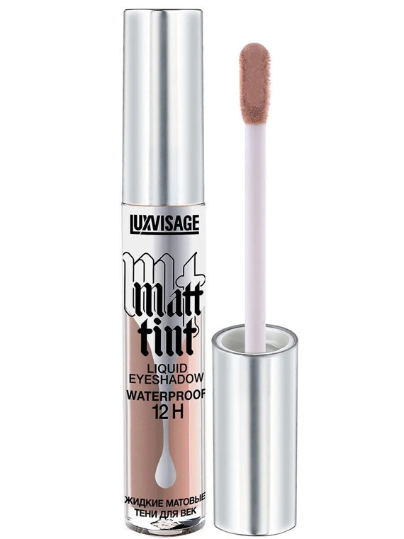 Тени жидкие для век матовые  Matt tint waterproof 12H, тон 104, LUXVISAGE