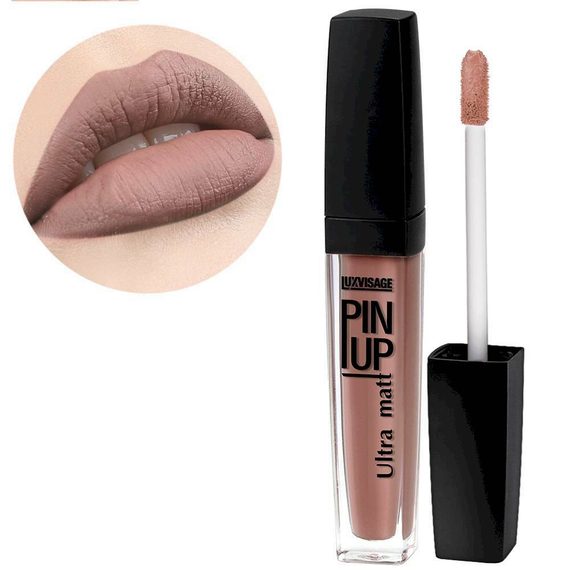 Блеск для губ PIN-UP Ultra Matt, тон 23 LATTE, LUXVISAGE